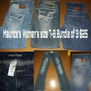 Womens Jean's size 7-8 bundle of 3